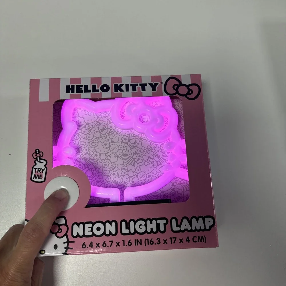 Hello Kitty Silhouette Neon Light‎ Lamp Sanrio NEW IN BOX!